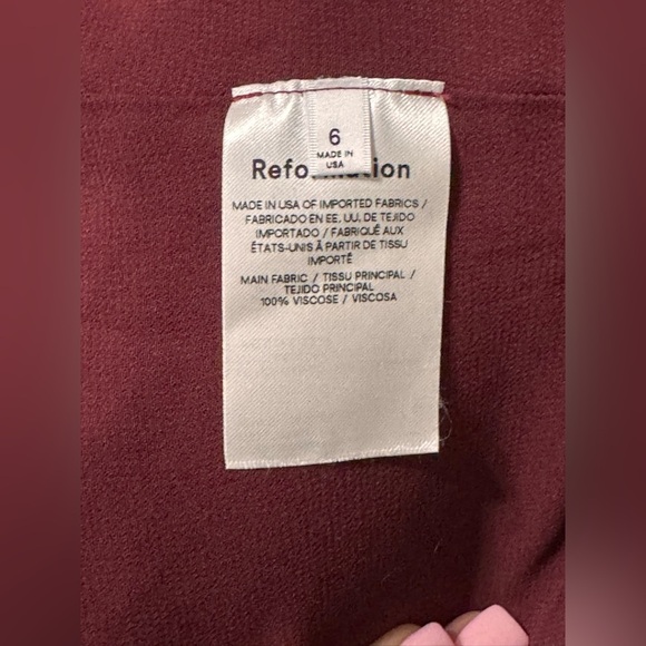 Reformation Stevie Dress in Plum - Picture 10 of 10